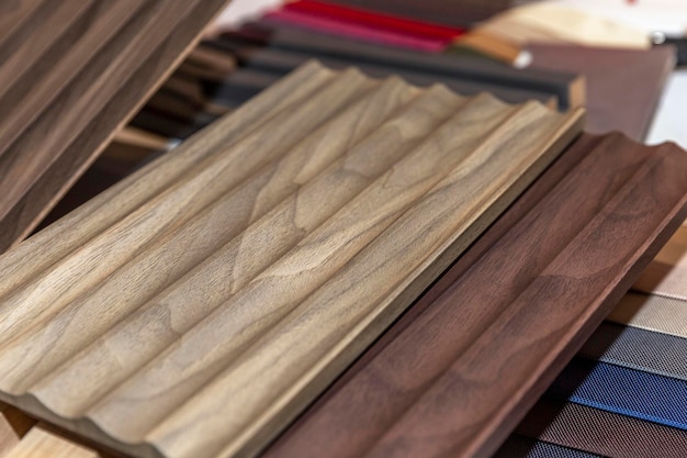 samples wooden panels modern trends decor interior design construction renovation closeup 120897 5967 4